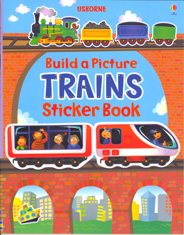 Build a Picture Sticker Book: Trains